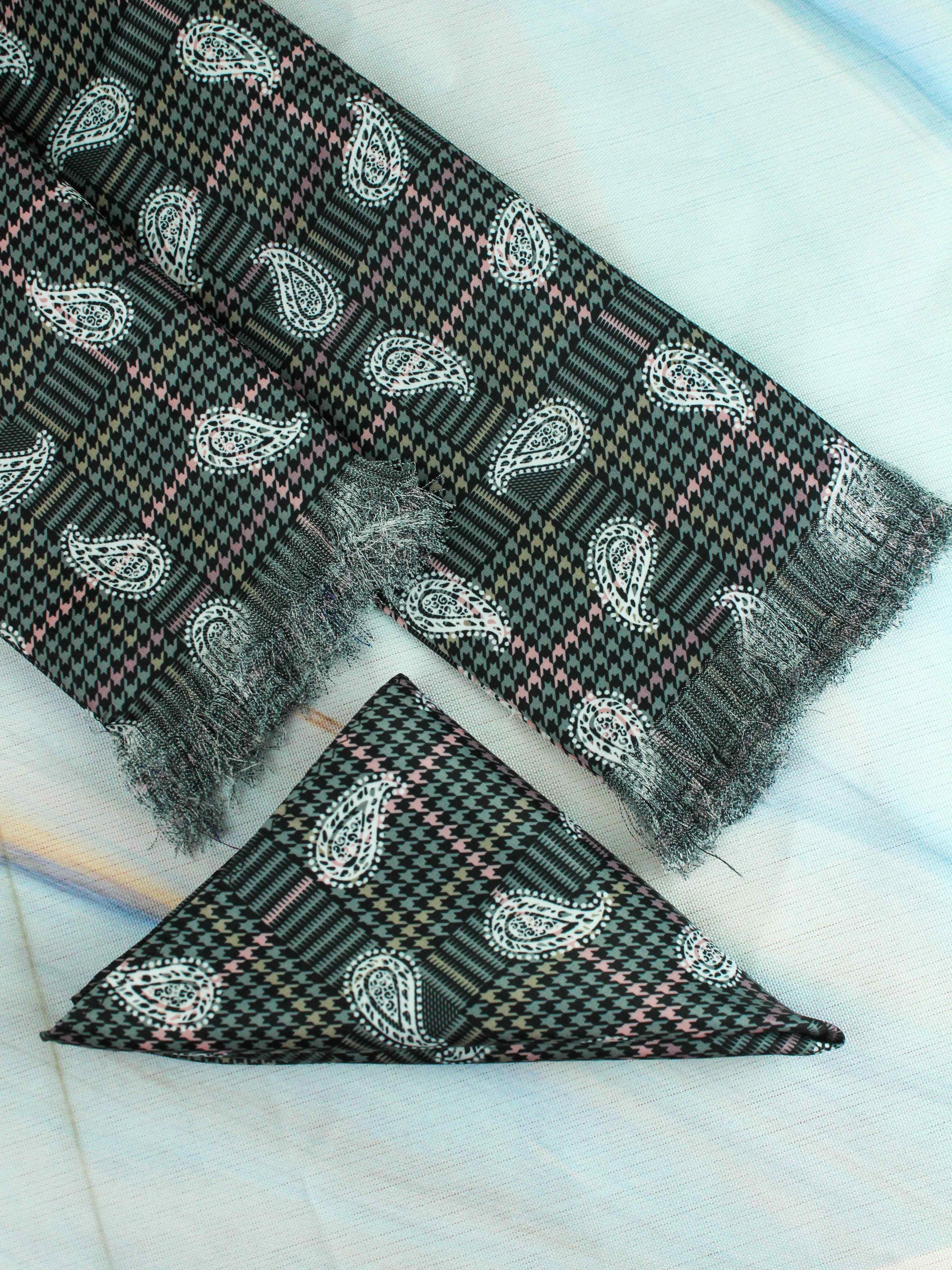 Men Stole & Pocket Square Set - TOSSIDO