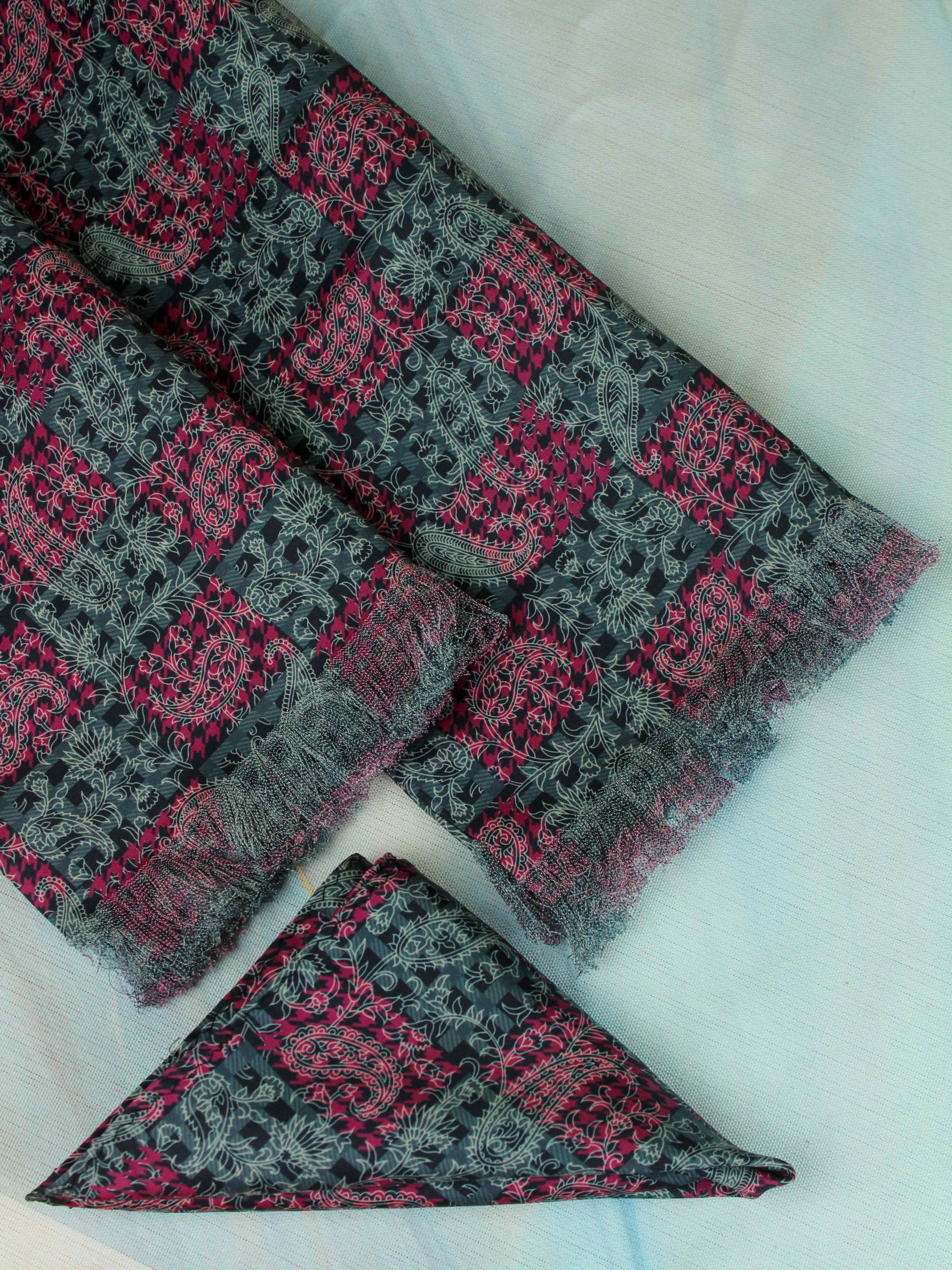 Men Stole & Pocket Square Set - TOSSIDO