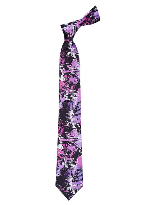 Multi color Abstract Printed Necktie - TOSSIDO